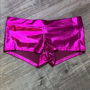 IHeart Raves Metallic Pink Women's Shorts